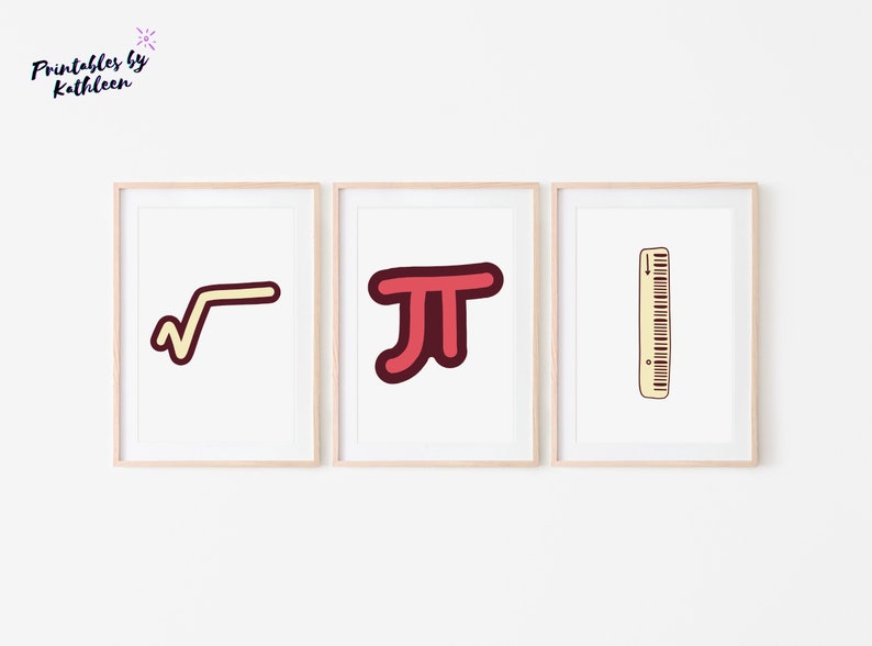 Math Classroom Posters Printable Wall Art for Math Teachers Etsy Canada