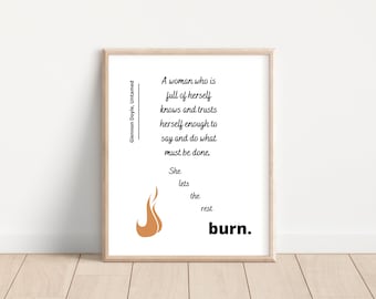 Zitat aus Ungezähmt von Glennon Doyle, Glennon Doyle Print, You're A Goddamn Cheetah Print; Feministisches Poster