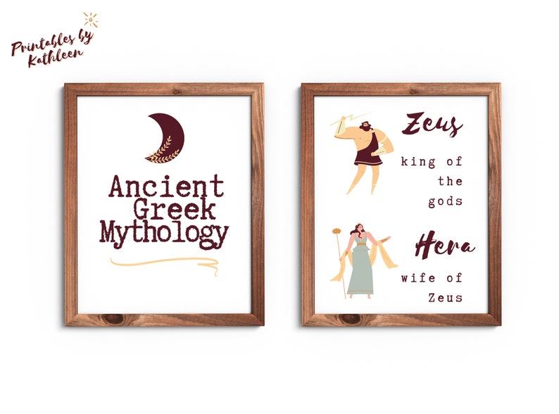 Printable Greek Mythology Classroom Posters World History - Etsy