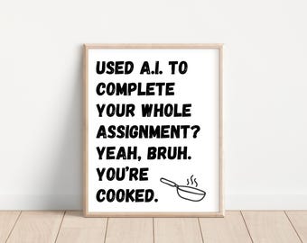 History Classroom Humor; Sarcastic Teacher Classroom Posters; Gen Z Slang; Middle School Classroom Decor; High School English Classroom