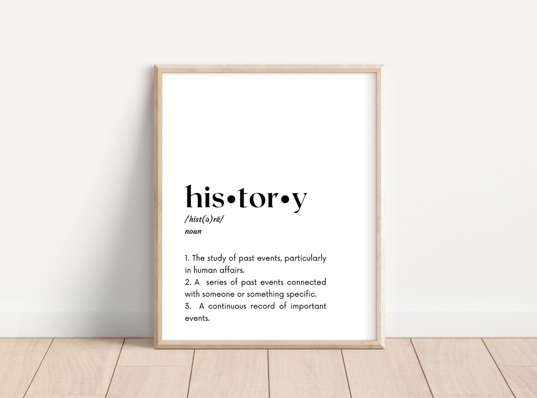 Digital History Definition Print Printable Social Studies Classroom Poster Minimalist Classroom