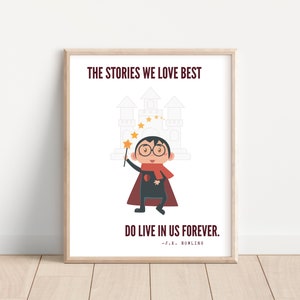 Reading Poster; Printable Library Decor; Reading Decor for a Middle School English Classroom; Reading Class Poster; Quotes About Reading