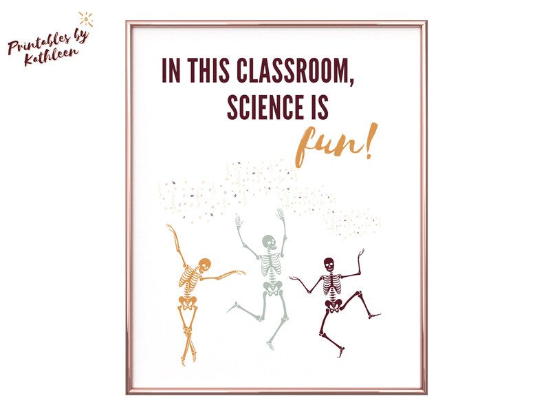 Science is Fun High School Science Classroom Poster Science - Etsy