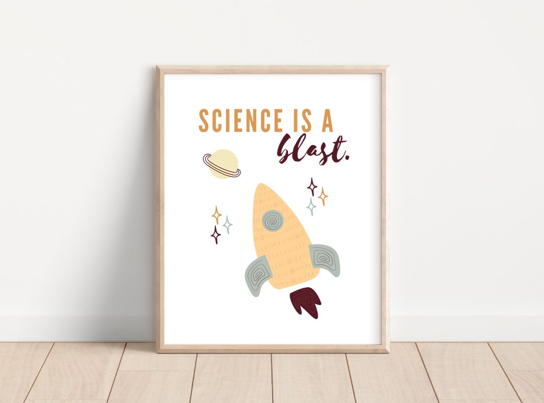 Printable Science Classroom Decoration Space Classroom Decor Middle ...