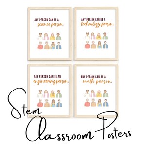 STEM-klasposters; Stem Lab wanddecoratie; STEM klaslokaal decor; Decoratie van het wetenschapsklaslokaal; Wetenschapsdecor; STEM-kamer van de middelbare school