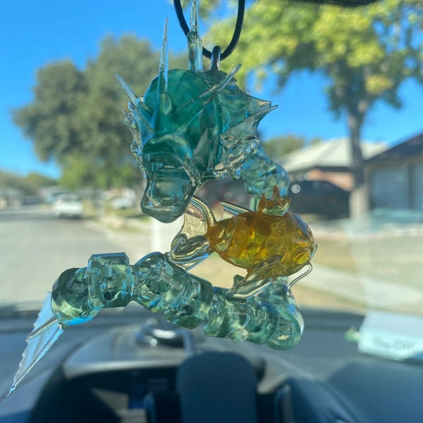 Gyarados and Magikarp Car Ornament