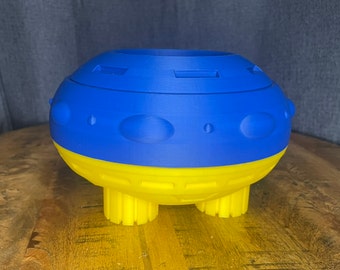 Dr. Wily UFO multifunctionele houder: op Mega Man geïnspireerde beker/plantenbak