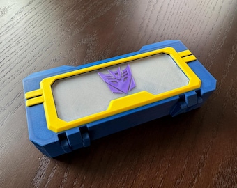 Soundwave&#39;s kistdoos: op transformatoren geïnspireerde opbergdoos voor potlood/pen/kwast/supply