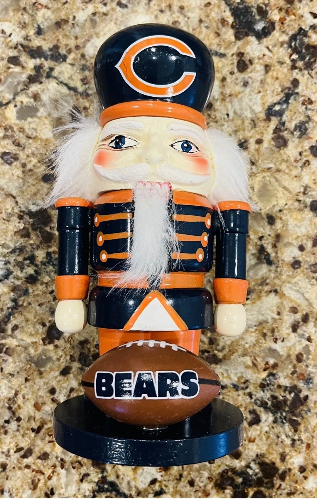 Chicago Bears Football Nutcracker 7 Wooden New in Box NFL Etsy