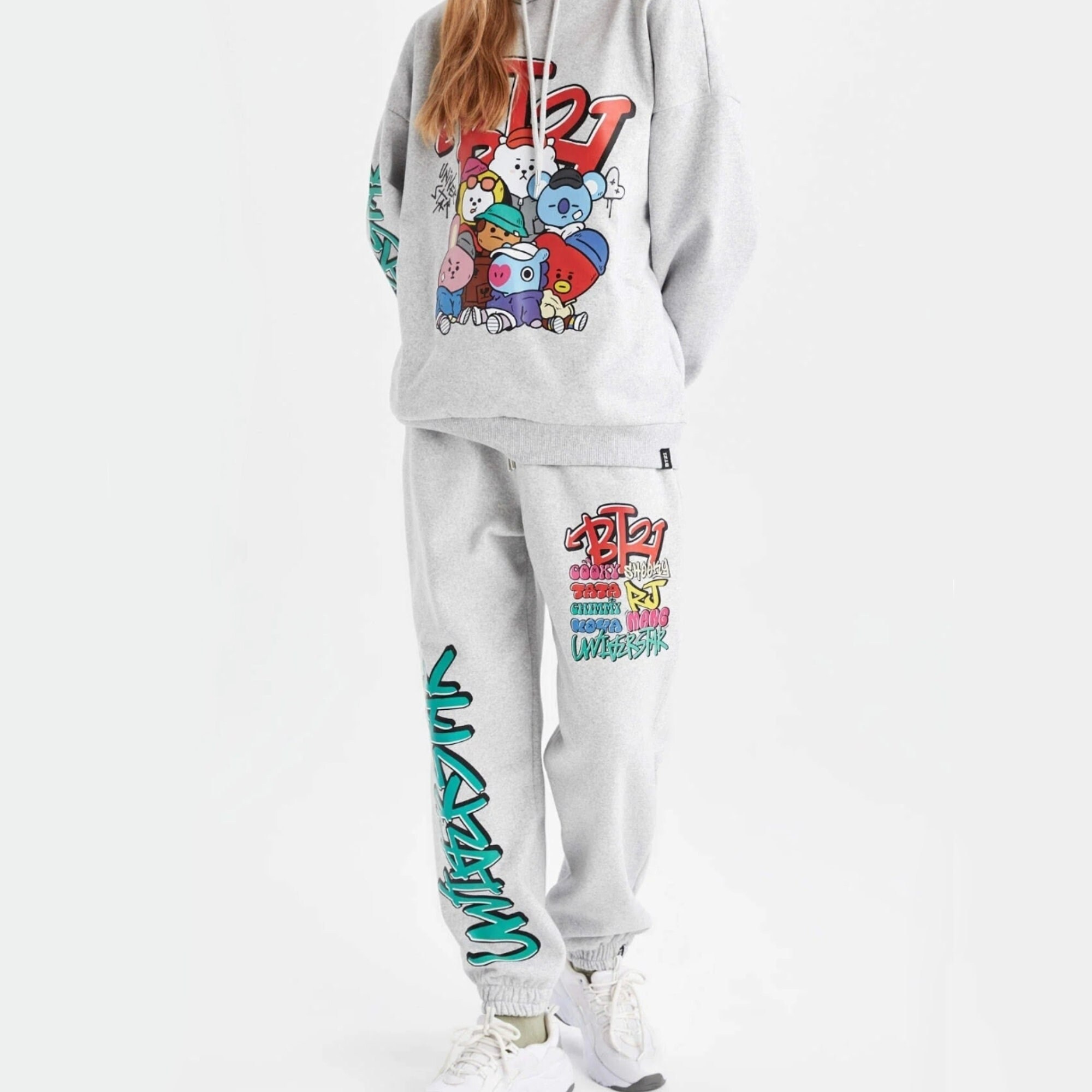 Bt21 2025 gray hoodie