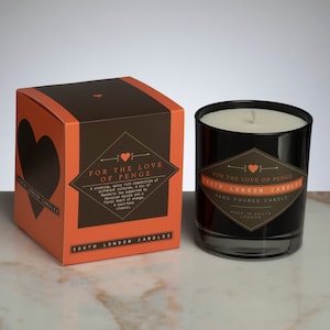 For the Love of Penge scented candle hand made by South London Candles