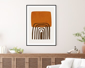 BEACON (Giclée Fine Art Print) Modern, Colourful, Abstract Wall Art by Tracie Andrews (Unframed)