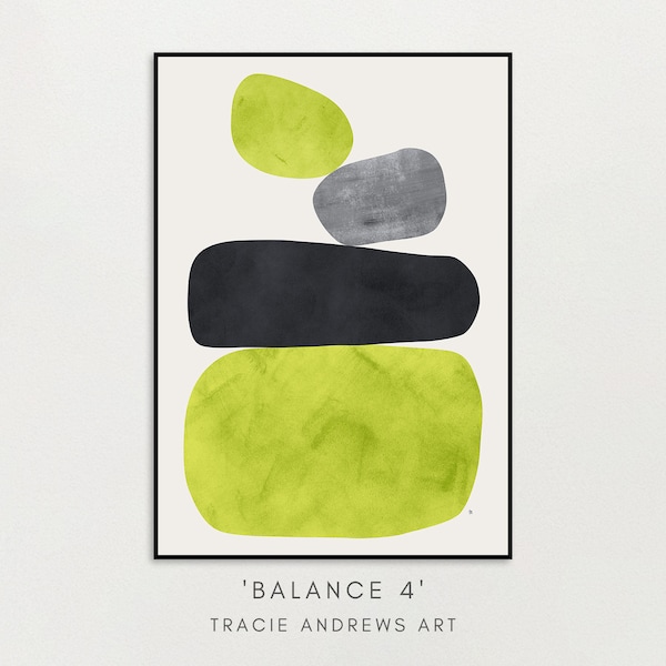 Green Gray Wall Art - Etsy