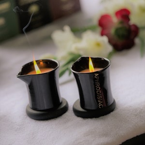 Body Oil Candle All Natural Massage Candle 5-8 Full Body Massages