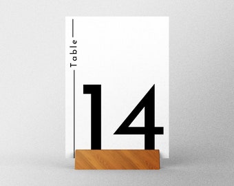 Table Numbers 1-19 | Instant Download & Print at home , Printable Table Numbers, wedding table, wedding seating, simple, minimalistic cards