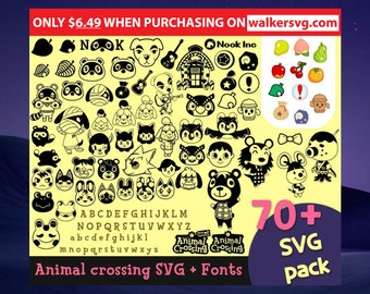 Download Crossing Animals Svg Etsy