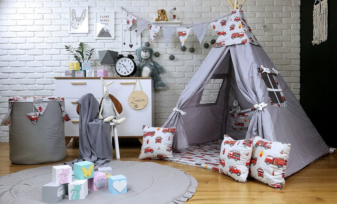 Izabell Kinder Spielzelt Teepee Tipi Set Für Kinder Drinnen