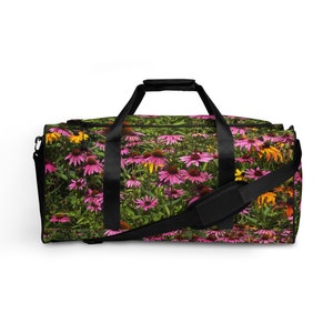 Bolsa de viagem Vermont Wildflower | Bolsa de ginástica floral