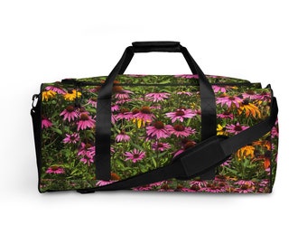 Vermont Wildflower Duffel Bag | Floral Gym Bag