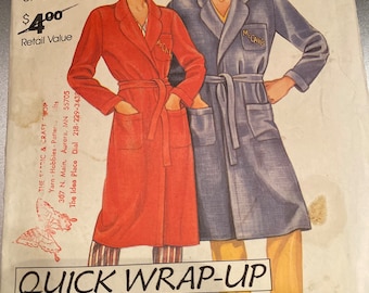 Bata envolvente rápida McCalls 1100 S-XL