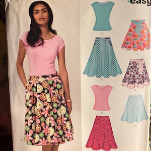 New Look 6889 size A (10-22)easy skirt pattern UN-CUT