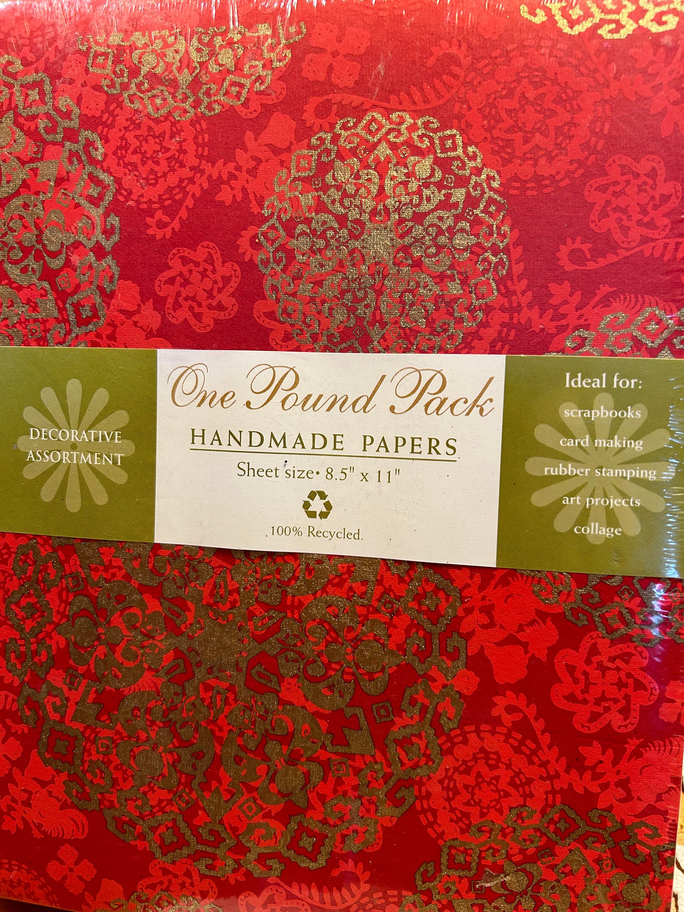 One-Pound Handmade Paper Pack