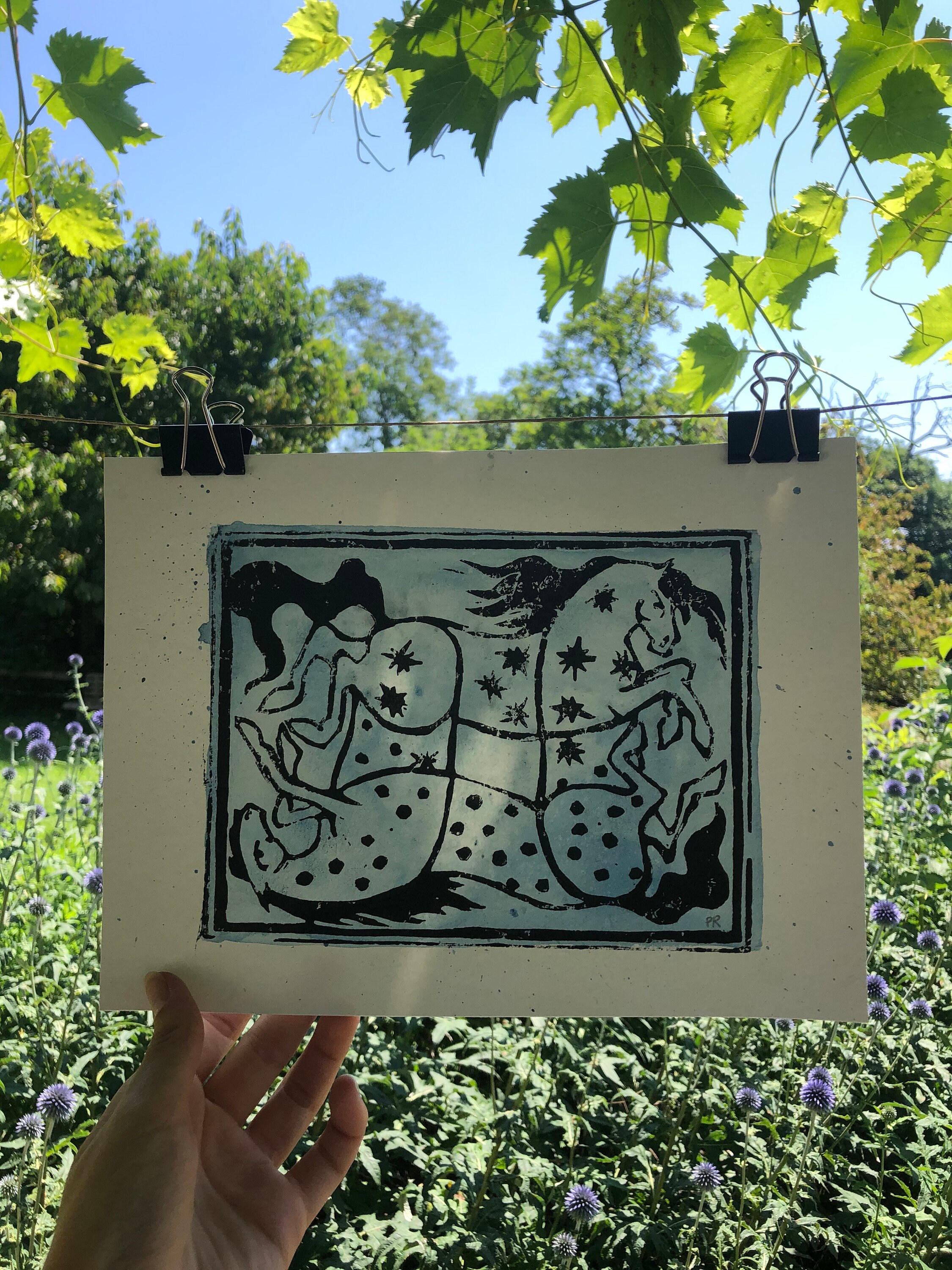 A4 Horse Tantra - Blue