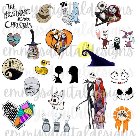 The Nightmare Before Christmas Digital Download Waterslide - Etsy
