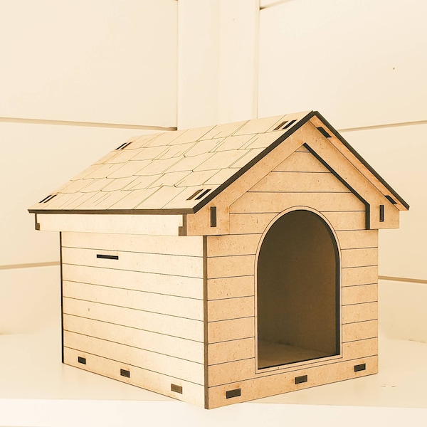 Wooden Dog House Etsy