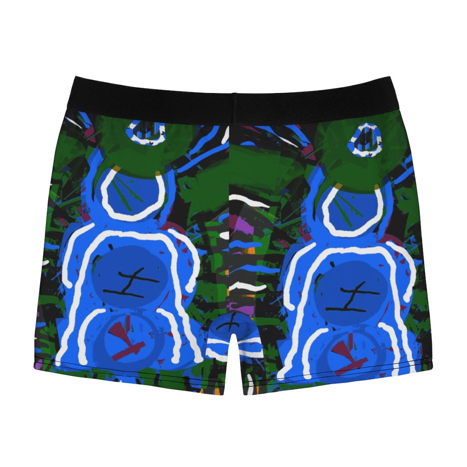 Funky Print Men's Boxer Briefs Etsy