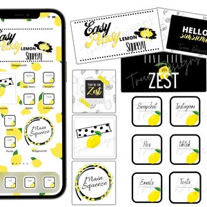 Lemonade: icone, widget e sfondi iOS.