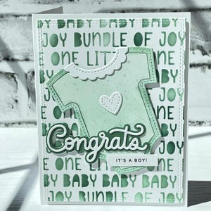 Tarjeta verde de baby shower, bebé esperando, mono de bienvenida para bebé, adorables tarjetas de felicitación de baby shower, nuevo regalo para bebé, tarjeta de felicitación