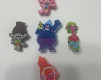trolls crocs charms