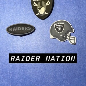 raiders croc charms
