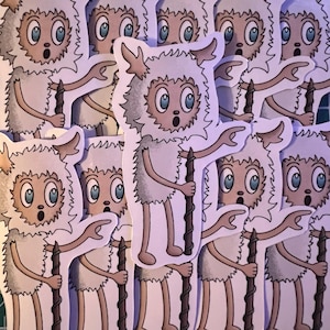 Illustrated Glossy Woodland Creature Stickers