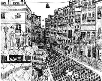 Impression d'art de rue