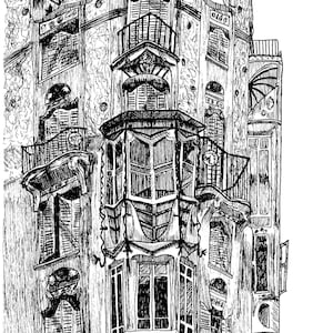 Spanish Building Art Print