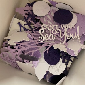 Beach and Sea Themed Table Scatter