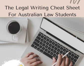Guía práctica para estudiantes de Derecho australiano/Guía de redacción jurídica (Descarga digital)