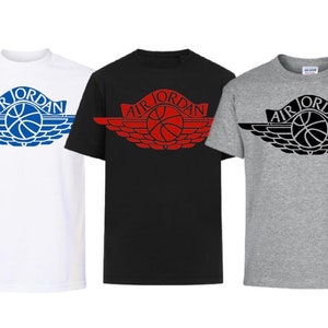 Jordan iconic wings t shirt sales