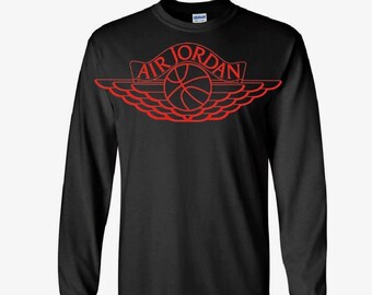 Jordan wings logo t shirt outlet