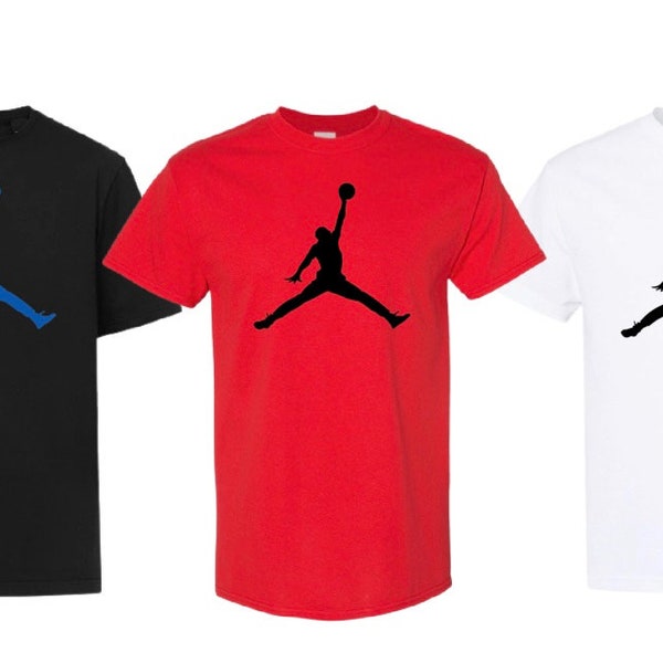 Air Jordan Jumpman Inspired Tshirt Jordan 1 Flight OG Jordan 1 Breds Wings MJ 1985 Chicago Banned Air Jordan 1