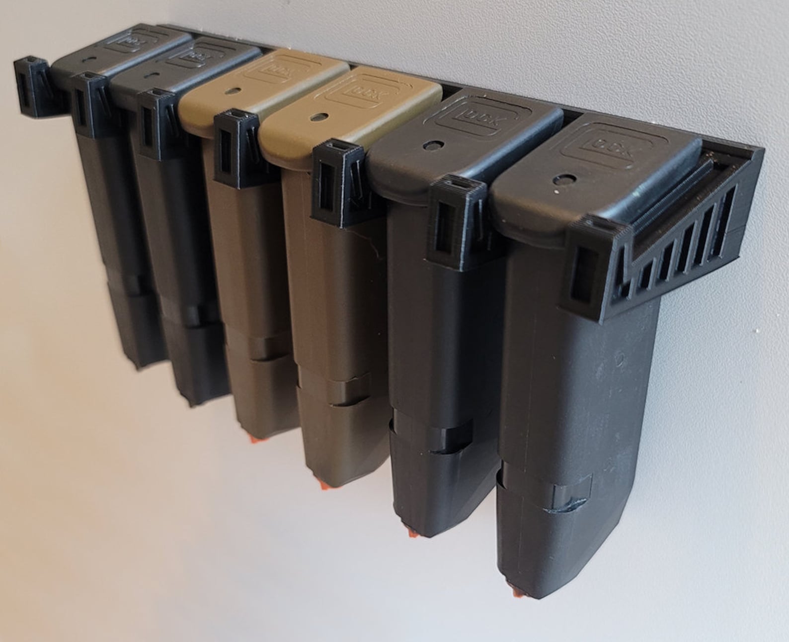 Glock Magazine Wall Mount Single 6 Slot Etsy