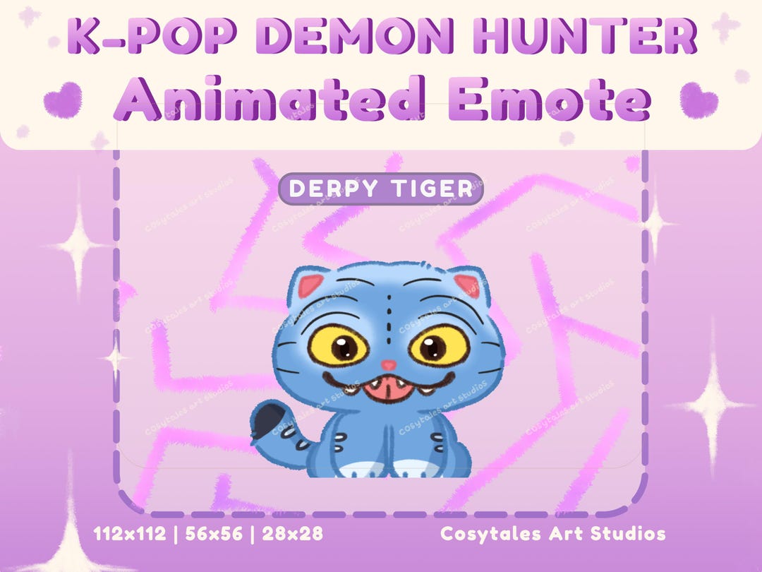 Animiertes Derpy Tiger Emote: Soda Pop Dance, Twitch/VTuber Objekt (GIF ...