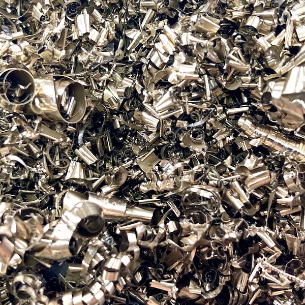 Decorative material ''Golden Chips'', high-quality bronze/aluminum chips, metal chips for sculptural design/orgonite production, gold