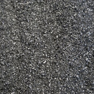 Decorative material &#39;&#39;Alu Sand&#39;&#39;, high-quality aluminum shavings, metal shavings for sculptural design/orgonite production, silver