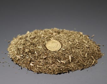Decoratief materiaal "Messingassortiment", hoogwaardige messingkrullen, metaalkrullen voor beeldhouwen/orgonietproductie, goud