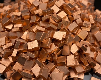 Materiale decorativo "Copper Nugget" pezzi di rame di alta qualità, pepite di metallo per design scultoreo/produzione di orgonite, rame