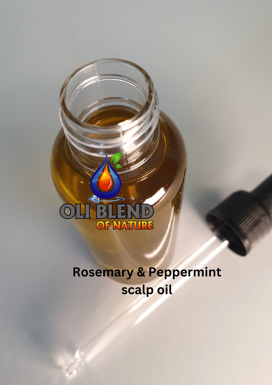 Crisp Rosemary And Peppermint Oil For Hair Growth Scene Concept Crisp Rosemary And Peppermint Oil For Hair Growth Scene Concept