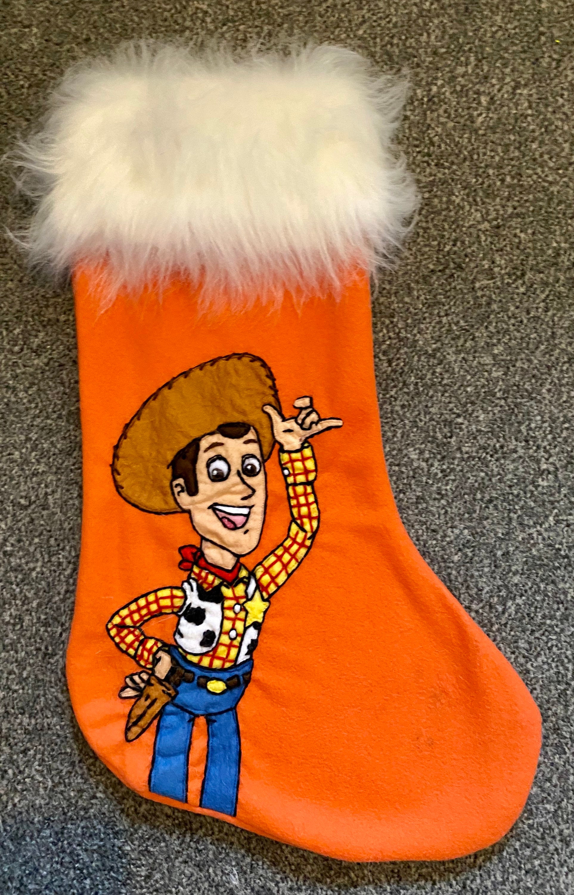 Woody Toy Story Christmas Stocking Etsy